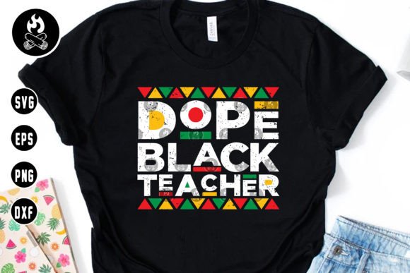 Dope Black Teacher Svg: Graphics for Crafts