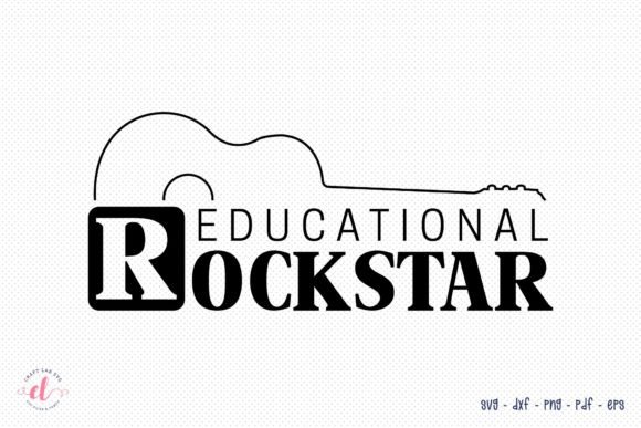 Educational Rockstar SVG: Graphics for Crafts