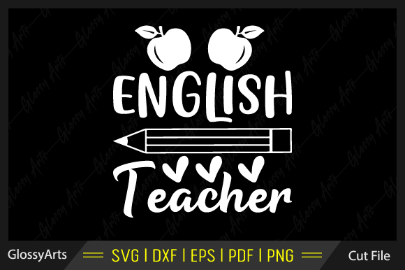 English Teacher SVG: Graphics for Crafts & Web