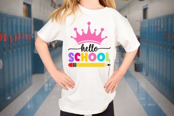 Hello School SVG: Graphics for Crafts