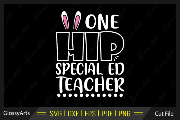 One Hip Special Ed Teacher Graphics for Crafts
