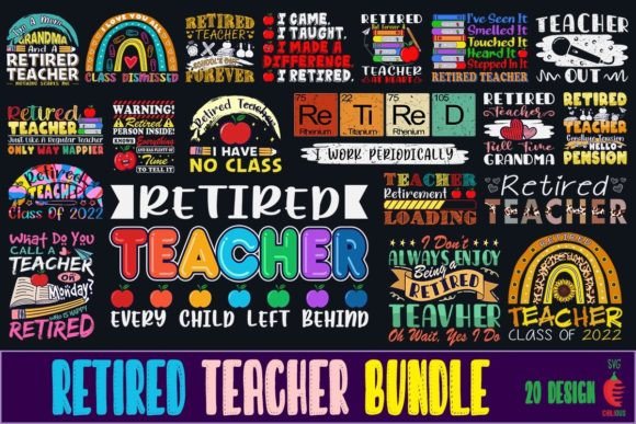 Review: Retired Teacher SVG Bundle for Embroidery