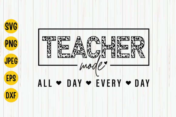 Teacher Mode SVG: Graphics for Crafts