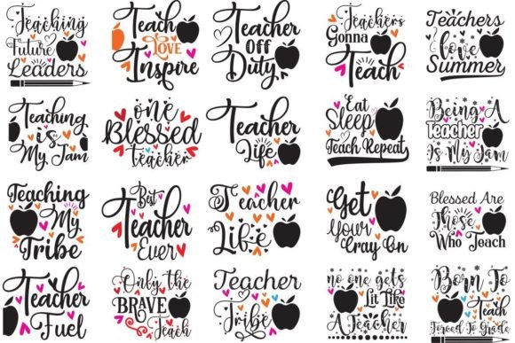 Teacher SVG Bundle: Elevating Crafts & Graphics