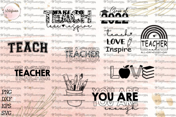 Teacher SVG Bundle: Graphics for Crafts